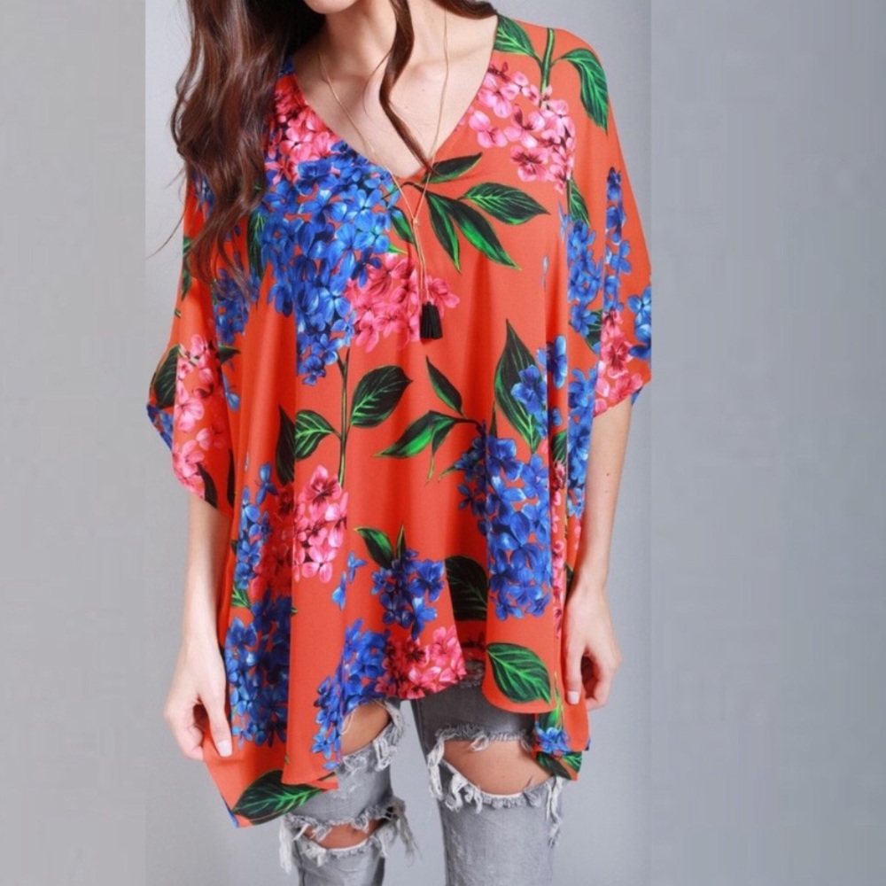 Show Me Your Mumu Bahama Bloom Floral Tunic